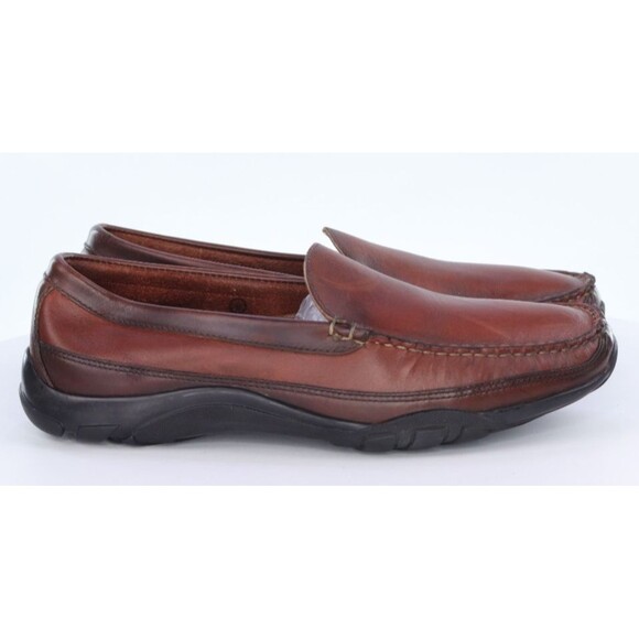 Allen Edmonds Boulder Men\'s Slip On Loafers Dress Shoes Size 9.5 D Leather Brown main image 7